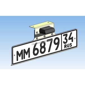 Крепление номерного знака и подсветки номера(нижнее)