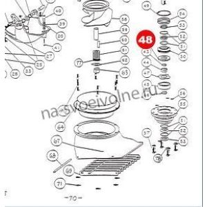 Проставка подшипника 7305 большой серии