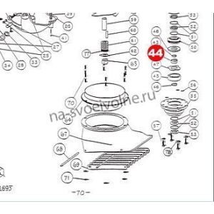 Втулка подшипникового узла большой серии